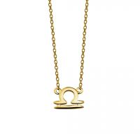 JWLS4U | Zodiac Sign Necklaces Gold 12